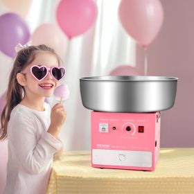 Commercial Cotton Candy Machine Sugar Floss Maker 1000W For Party Home Pink
