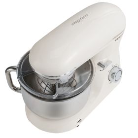 VEVOR Stand Mixer, 6 QT Dough Mixer, 660W 6 + P Speeds Tilt-head Food Mixer with Stainless Steel Bowl, Dough Hook, Wire Whip, Flat Beater, Scraper