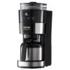 VEVOR Coffee Maker with Grinder, 8 Cup Programmable Coffee Machine, Grind and Brew Coffee Maker with 24-Hour Timer for Auto Brew, Reusable Filter