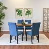 Amisos 5-Piece Dining Set, Hairpin Dining Table with 4 Chairs, 3 Color Options